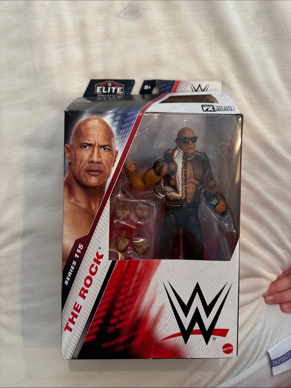 WWE The Rock Elite Series Action Figure - Black, Gold